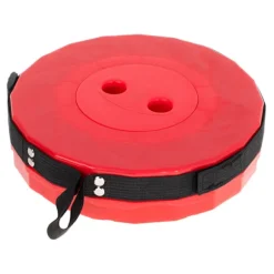 Sammenklappelig campingstol med justerbar højde 45 cm rød 200 kg Red