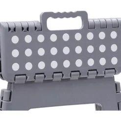 Sammenklappelig skammel 27 cm - Sort