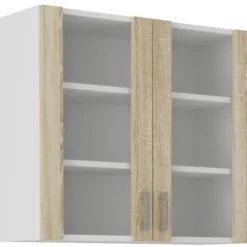 SARA Høj enhed - 2 døre - Sonoma eg indretning - L80 x D31 x H71,5 cm Mast