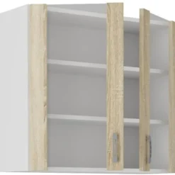 SARA Høj enhed - 2 døre - Sonoma eg indretning - L80 x D31 x H71,5 cm Mast