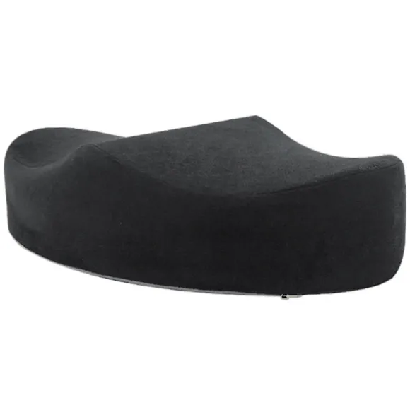 Sædehynde Memory Foam Ergonomisk Stolhynde Komfortabel Støttepude til Hjemmekontor -Yx Black