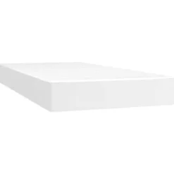 Seng med lameller og madras - Eksklusiv Hus - 80x200 cm - Syntetisk læder - Maksimal afslapning