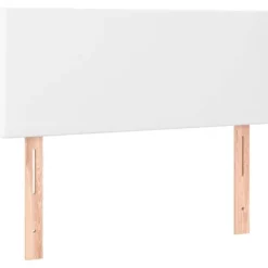 Seng med lameller og madras - Eksklusiv Hus - 80x200 cm - Syntetisk læder - Maksimal afslapning