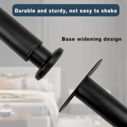Sengeben, sengebundsfødder, justerbare metalsengeben til sengebund, garderobe, sofa 18-33 cm - sæt med 4