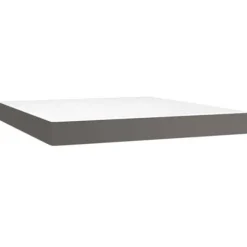 Sengebund med lameller - Eksklusiv hus - 160x200 cm - Kunstlæder - Farvet LED - Justerbar hovedgavl