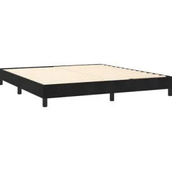 Sengebund med madras - Eksklusivt Hus - Sort - 160x200 cm - Justerbar hovedgærde