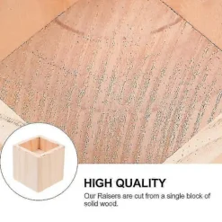 Sengeforhøjer Træ Møbelforhøjer Sofa Couch Forhøjer Møbelløfter Forhøjer (6cm)