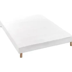 Sengemadras og boxmadras 140 x 190 cm Højde 27 cm - pocketfjedre - 7 zoner - vendbar - fremstillet i Belgien - DEKO DREAM Vit