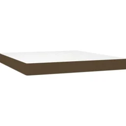 Sengestel med madras - Eksklusivt hjem - 160x200 cm - Mørkebrun - Maksimal afslapning