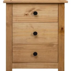 Sengetabel - Eksklusiv Hus - Massivt træ - 3 skuffer - 46x40x57 cm