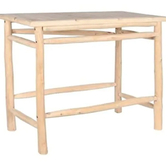 Sidebord - DKD HOME DECOR - Naturligt teaktræ - 137 x 70 x 28 cm - Flerfarvet - Massivt træ Flerfärgad