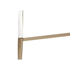 Sidebord - Glamour - Metal og akryl - Hvid