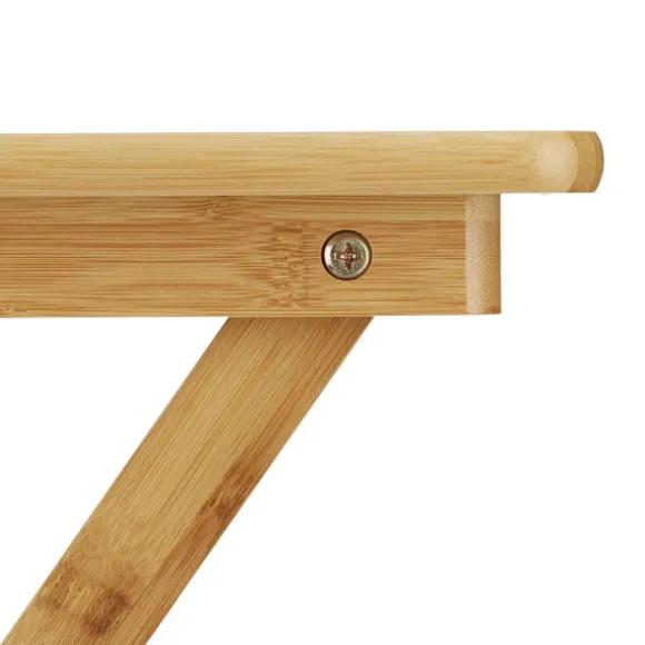 Sidebord af bambus foldbart