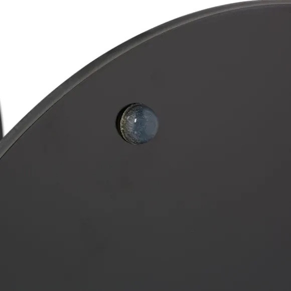 Sidebord i sort glas