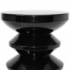 Sidebord og skammel – Zigzag-design, rumalderstil