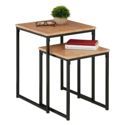 Sidebord sæt med 2 stk