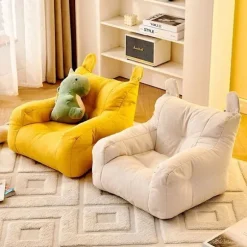 Simpel Sofa Børn Lille Sofastol Baby Læsehjørne Børn-FF- Grøn Green
