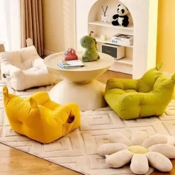 Simpel Sofa Børn Lille Sofa Stol Baby Læsehjørne Børn (bt) Green