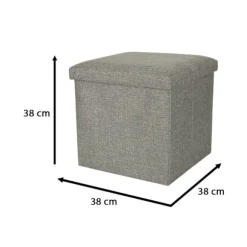 Sittpuff med Förvaring / Fotpall - 38 cm