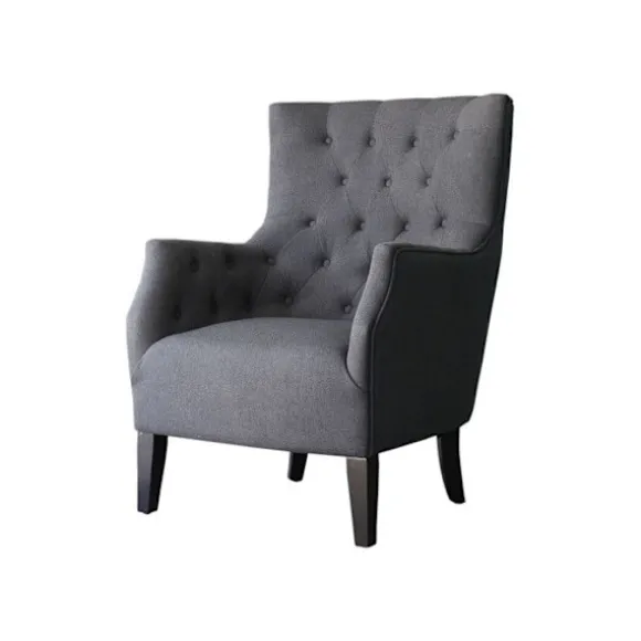 Skandinavisk Stol Stof "Duchesse" - 76 x 83 x 100,5 cm - Grå Grå
