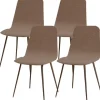 Skandinavisk Stretch Stolebetræk Sæt af 4 Moderne Spisestole Sl