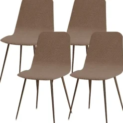 Skandinavisk Stretch Stolebetræk Sæt af 4 Moderne Spisestole Sl