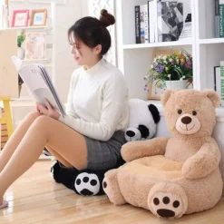 Sækkestol Panda til børn og voksne, kompatibel med CQBB