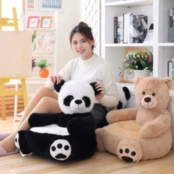 Sækkestol Panda til børn og voksne, kompatibel med CQBB