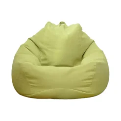 Sækkestole Sofa Betræk, Indendørs Lazy Lounger Til Voksne Børn Ingen Fyld - SIZE,COLOR Yellow -