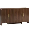 Skænk buffet 152 cm, soft-close døre, valnøddefinish
