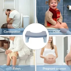 Skridsikker Toilet Skammel Fodstøtte Toilet Trin Skammel til Hjemmet