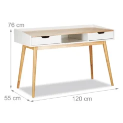 Skrivebord 2 skuffer