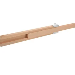 Skuffeskinne Træskabsskinne Skabsskinne Spor Guide Udskiftning Kommode Skinne Til Boligforbedring 1 Sæt Brown 40.00X5.00X4.10CM