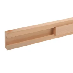 Skuffeskinne Træskabsskinne Skabsskinne Spor Guide Udskiftning Kommode Skinne Til Boligforbedring 1 Sæt Brown 40.00X5.00X4.10CM