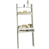 SoBuy Bogreol med 3 hylder i træ 65x45x176.4cm, moderne FRG111-WN