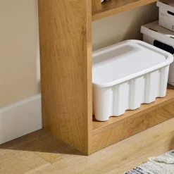 SoBuy Computerskrivebord med 1 hylde i træ 63x20x82cm, funktionel FWT92-N