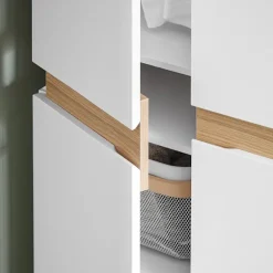 SoBuy Garderobeskab Entrégarderobe Tøjskab KSB01-W 61*30*192cm