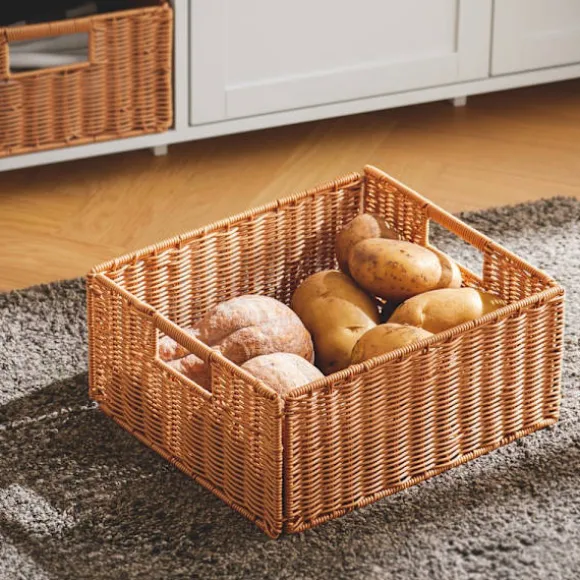 SoBuy hvid køkkenø med 2 kurve og 1 barbord 120x60x90cm, moderne KNL05-W