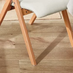 SoBuy hvid klapstol med sammenklappelig og pladsbesparende 47x51x78cm, funktionel FST92-W