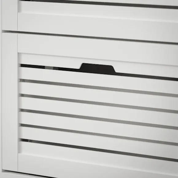 SoBuy hvidt skoskab med 6 døre 30x115.01x111.99cm, moderne FSR145-W