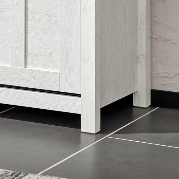 SoBuy hvidt skoskab med 3 døre 30x80.01x111cm, moderne FSR162-W