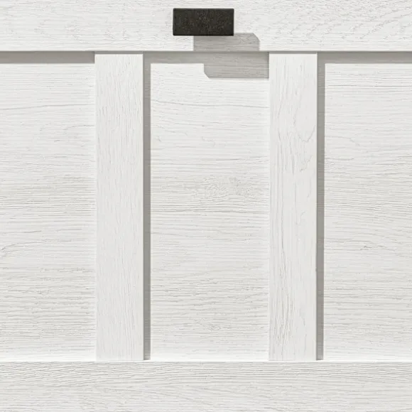 SoBuy hvidt skoskab med 3 døre 30x80.01x111cm, moderne FSR162-W