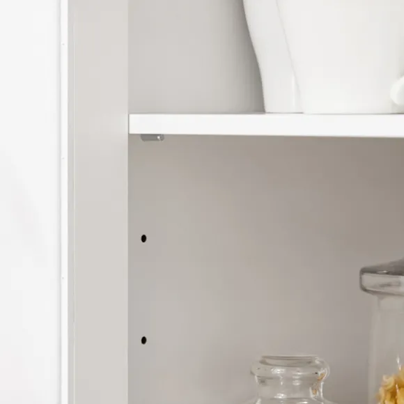 SoBuy Køkkenø med 1 skuffe i hvid 88.5x40x89cm, moderne FSB78-W