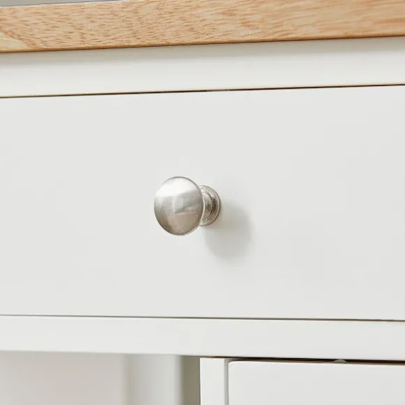 SoBuy Køkkenvogn 1 drawer Hvid 67.5x40x86.5cm, moderne FKW46-WN