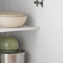 SoBuy Køkkenvogn med 1 skuffe i træ 74x45.6x91cm, moderne FKW119-WN