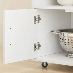 SoBuy Køkkenvogn med 1 skuffe i hvid 75x46x88cm, funktionel FKW113-WN