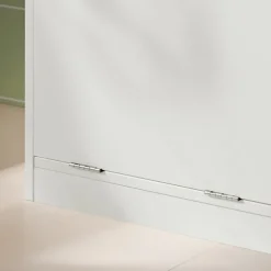SoBuy Linnedskab med 1 skuffe i hvid 70.5x33x85cm, klassisk BZR79-W
