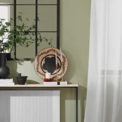 SoBuy lys eg entrékonsol med udtrækkelig og pladsbesparende og nem at samle 120x20x80cm, moderne