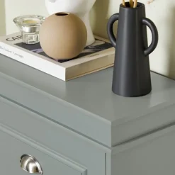 SoBuy lysegrå skoskab med 3 døre 24x53.01x116.99cm, moderne FSR94-HG