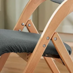 SoBuy mørkegrå klapstol med sammenklappelig og pladsbesparende 47x51x78cm, funktionel FST92-SG